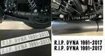 Tm Decal Stickers Harley Dyna Swingarm Fxdb Fxdc Fxdl Fxdwg Fxdxt Glide. Fixed Price $63.99.