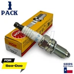 Sea-doo New Oem, KR9E-G Ngk Spark Plug, 296000407 420297947 296000421. Fixed Price $18.77.
