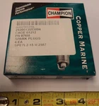 Champion Copper Marine Spark Plugs 876M QL16V (box With 4 ). Fixed Price $18.00.