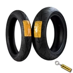 Continental Contisportattack 120/70ZR17-180/55ZR17 Motorcycle Tires W/keychain. Fixed Price $244.96.
