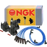 Ngk Blue Spark Plug Wires 3 Dis Ignition Coils Kit For Buick Oldsmobile Pontiac. Fixed Price $162.95.