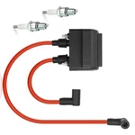 Ignition Coil + Spark Plug Wire Cap For Softail Custom Fxstc 1985 1986-1999. Fixed Price $59.99.
