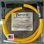 Twisted 12MM Yellow Spark Plug Wires Harley Electra Glide Road King Street 99-08. Fixed Price $61.95.