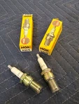 Two Ngk Resistor Sparkplugs BR9ES. Fixed Price $14.99.