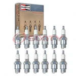 12 Pc Champion Industrial Spark Plugs For 1939 Lincoln Brunn Ignition Ix. Fixed Price $52.56.