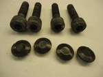 1980-1982 Honda Upper Handlebar Clamp Bolts W/ Plastic Caps Custom. Fixed Price $16.90.