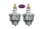 7/8" Doering Spark Plug Set Knucklehead Side Valve 74 Ul F Rl Vl J. Fixed Price $68.89.