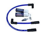 Iridium Spark Plug & Blue 10MM Wires Kit Harley Big Twin 99-17 Fxd Dyna Softail. Fixed Price $33.99.