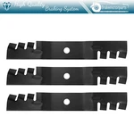 3 Mower Blades For John Deere 48" GT242 GT262 GT275 LX178 LX186 LX188 M115495. Fixed Price $32.99.