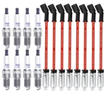 Ticanee Iridium Spark Plugs And Wires Set For Chevy Platinum. Fixed Price $65.10.