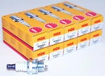 Set Of 10 Genuine Ngk 4972 BPMR6A Nickel Spark Plugs. Fixed Price $32.99.