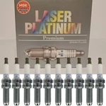 Genuine Ngk Laser Platinum Spark Plug 10PCS For Bmw M3/ M5/ M6, LKR8AP 4471. Fixed Price $119.99.