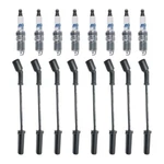 Oem 41962 Spark Plugs + (8) Herlux Wires (7MM). Fixed Price $76.24.