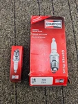 (qty 6) Champion 502 D21: Copper Plus Spark Plug Fits 1950-54 Hotchkiss Gregoire. Fixed Price $26.10.