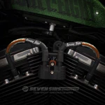 Sportster 48 72 883 Harley Sunset Orange Flake 12MM Ignition Wire Spark Relo. Fixed Price $149.95.