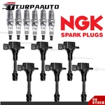 6PCS Ignition Coil & Ngk Platinum Spark Plug 05-19 For Nissan Frontier Xterra Us. Fixed Price $93.99.