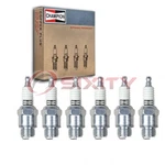 6 Pc Champion Industrial Spark Plugs For 1924 Oldsmobile Model 30-B Ignition Te. Fixed Price $31.97.