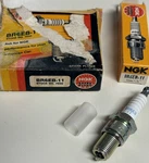 Four 4 Ngk BR6EB-L-11 Spark Plugs Stock #7030 Vintage Yamaha Suzuki Kawasaki AT1. Fixed Price $6.85.