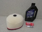 89-01 Honda CR125R Tune Up Kit Trans Oil Air Filter & Spark Plug. Fixed Price $49.95.