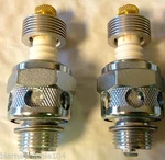 Champion 18MM Air-cooled Spark Plugs #3 Harley Knucklehead Ul With Umbrella Fins. Fixed Price $129.95.