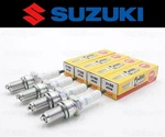 Set Of (4) Ngk JR9B Spark Plugs Suzuki #09482-00389 Made In Japan. Fixed Price $29.94.