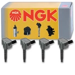 Pc Ngk Ignition Coils For 2013-2018 Volkswagen Jetta 1.8L 2.0L L4 Spark Dy. Fixed Price $195.97.
