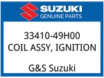 Suzuki Oem Part 33410-49H00 Coil Assy, Ignition. Fixed Price $164.17.