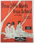 Three Little Maids From School Piano Sheet Music Gilbert Sullivan 1939 Calumet. Fixed Price $7.15.