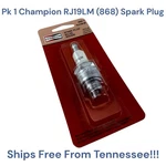 Pack Champion RJ19LM 868 Spark Plug Genuine Brand New. Fixed Price $11.66.